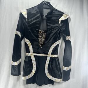 Dance Costume Tenth House # Th18110 Sz MA Black And Gold